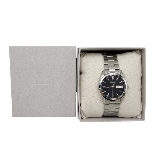 【中古品】【メンズ/レディース】 SEIKO セイコー S SERIES DAY DATE QUARTZ WATCH SBTH009 6N53-00B0 Sシリーズ デイデイト クォーツ 腕時計 197-260809-as-09-izu カラー：シルバ×ネイビー 万代Net店