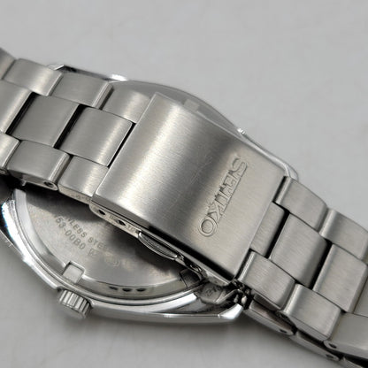 【中古品】【メンズ/レディース】 SEIKO セイコー S SERIES DAY DATE QUARTZ WATCH SBTH009 6N53-00B0 Sシリーズ デイデイト クォーツ 腕時計 197-260809-as-09-izu カラー：シルバ×ネイビー 万代Net店