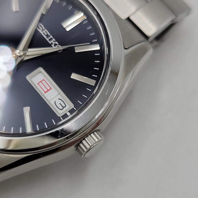【中古品】【メンズ/レディース】 SEIKO セイコー S SERIES DAY DATE QUARTZ WATCH SBTH009 6N53-00B0 Sシリーズ デイデイト クォーツ 腕時計 197-260809-as-09-izu カラー：シルバ×ネイビー 万代Net店