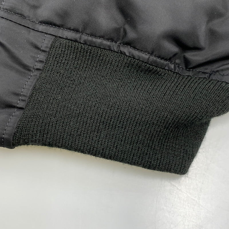 【中古品】【メンズ】 AVIREX アヴィレックス 783-2952013 COMMERCIAL LOGO コマーシャル ロゴ MA-1 FLIGHT JACKET フライト ジャケット アウター 145-260809-ya-11-izu サイズ：M カラー：ブラック×オレンジ 万代Net店