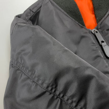 【中古品】【メンズ】 AVIREX アヴィレックス 783-2952013 COMMERCIAL LOGO コマーシャル ロゴ MA-1 FLIGHT JACKET フライト ジャケット アウター 145-260809-ya-11-izu サイズ：M カラー：ブラック×オレンジ 万代Net店