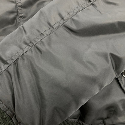 【中古品】【メンズ】 AVIREX アヴィレックス 783-2952013 COMMERCIAL LOGO コマーシャル ロゴ MA-1 FLIGHT JACKET フライト ジャケット アウター 145-260809-ya-11-izu サイズ：M カラー：ブラック×オレンジ 万代Net店