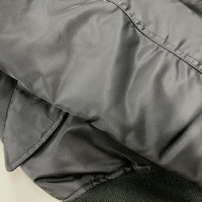 【中古品】【メンズ】 AVIREX アヴィレックス 783-2952013 COMMERCIAL LOGO コマーシャル ロゴ MA-1 FLIGHT JACKET フライト ジャケット アウター 145-260809-ya-11-izu サイズ：M カラー：ブラック×オレンジ 万代Net店