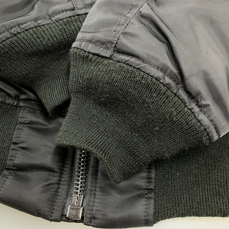 【中古品】【メンズ】 AVIREX アヴィレックス 783-2952013 COMMERCIAL LOGO コマーシャル ロゴ MA-1 FLIGHT JACKET フライト ジャケット アウター 145-260809-ya-11-izu サイズ：M カラー：ブラック×オレンジ 万代Net店