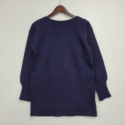 【中古品】【メンズ】 BRITISH ARMY ブリティッシュ アーミー 8405-99-978-4400 BOAT NECK SWEATER ボート ネック セーター トップス 146-260816-kh-02-izu サイズ：94cm カラー：ネイビー 万代Net店