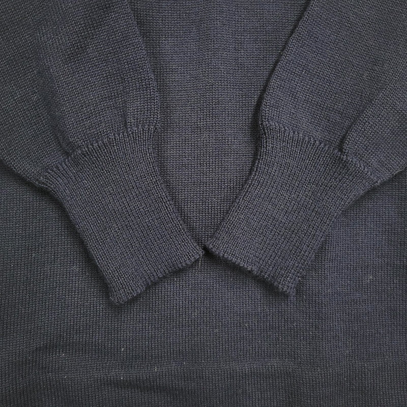【中古品】【メンズ】 BRITISH ARMY ブリティッシュ アーミー 8405-99-978-4400 BOAT NECK SWEATER ボート ネック セーター トップス 146-260816-kh-02-izu サイズ：94cm カラー：ネイビー 万代Net店
