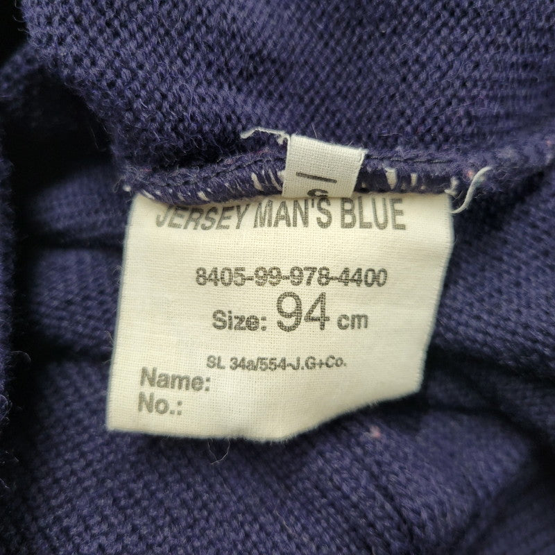 【中古品】【メンズ】 BRITISH ARMY ブリティッシュ アーミー 8405-99-978-4400 BOAT NECK SWEATER ボート ネック セーター トップス 146-260816-kh-02-izu サイズ：94cm カラー：ネイビー 万代Net店