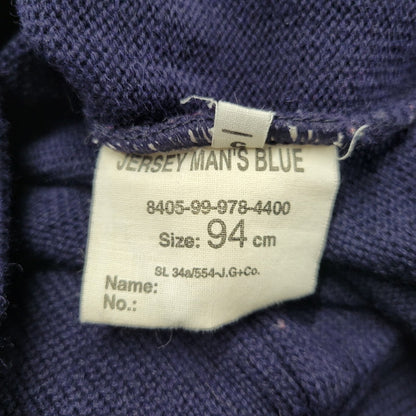 【中古品】【メンズ】 BRITISH ARMY ブリティッシュ アーミー 8405-99-978-4400 BOAT NECK SWEATER ボート ネック セーター トップス 146-260816-kh-02-izu サイズ：94cm カラー：ネイビー 万代Net店
