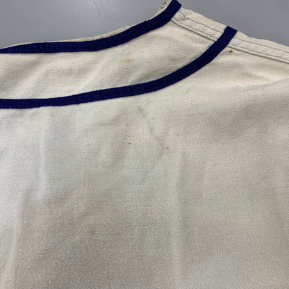 【現状渡し品】【メンズ】 RUSSELL SOUTHERN ラッセル サザン BASEBALL SHIRT ベースボールシャツ USA製 半袖 146-260818-as-25-izu サイズ：XL カラー：アイボリー系 万代Net店