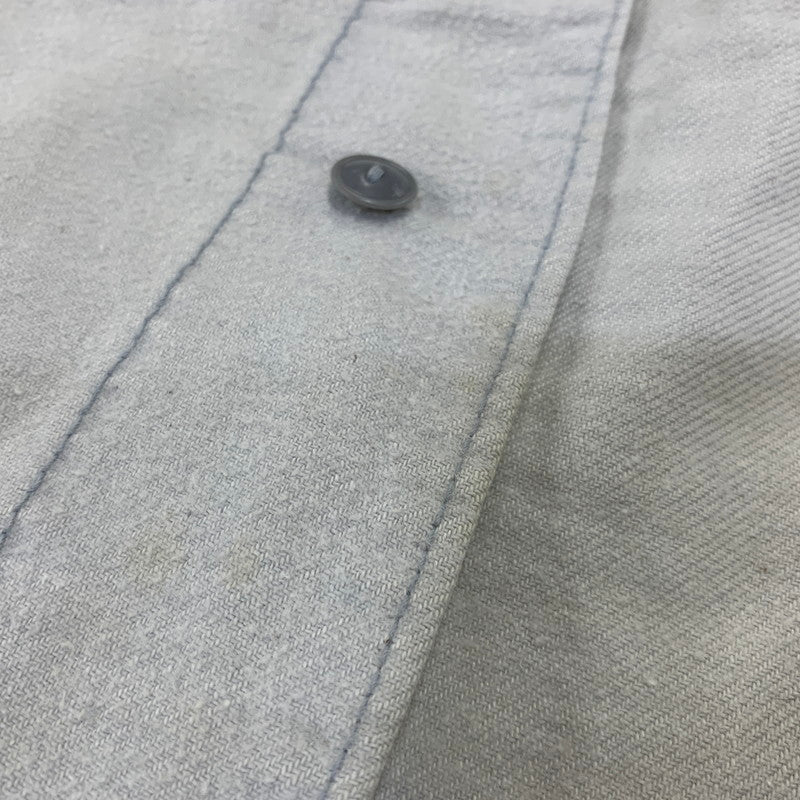【現状渡し品】【メンズ】 RUSSELL SOUTHERN ラッセル サザン BASEBALL SHIRT ベースボールシャツ USA製 半袖 146-260818-as-25-izu サイズ：XL カラー：アイボリー系 万代Net店