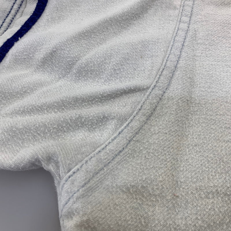 【現状渡し品】【メンズ】 RUSSELL SOUTHERN ラッセル サザン BASEBALL SHIRT ベースボールシャツ USA製 半袖 146-260818-as-25-izu サイズ：XL カラー：アイボリー系 万代Net店