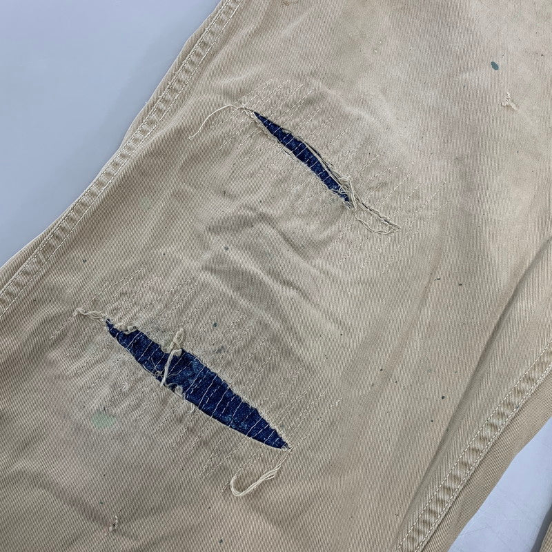 【現状渡し品】【メンズ】 VINTAGE ヴィンテージ CHINO TROUSERS チノ トラウザーズ ズボン ボトムス 157-260809-ya-13-izu サイズ：下記参照 カラー：ベージュ 万代Net店