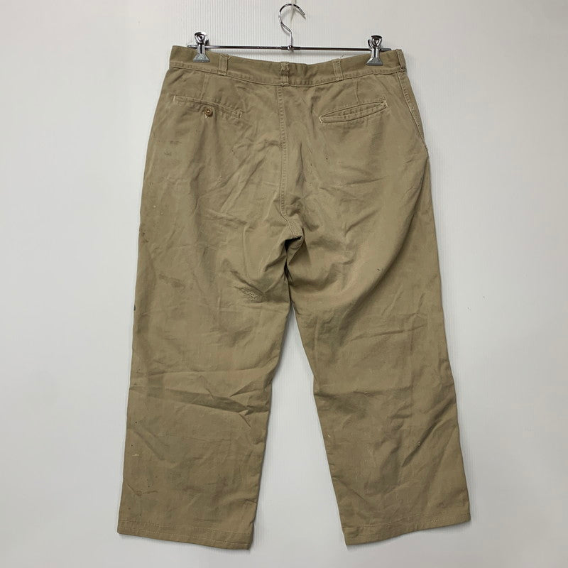 【現状渡し品】【メンズ】 VINTAGE ヴィンテージ CHINO TROUSERS チノ トラウザーズ ズボン ボトムス 157-260809-ya-13-izu サイズ：下記参照 カラー：ベージュ 万代Net店