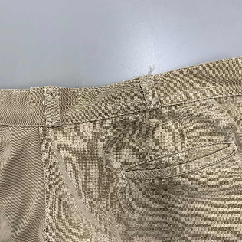 【現状渡し品】【メンズ】 VINTAGE ヴィンテージ CHINO TROUSERS チノ トラウザーズ ズボン ボトムス 157-260809-ya-13-izu サイズ：下記参照 カラー：ベージュ 万代Net店