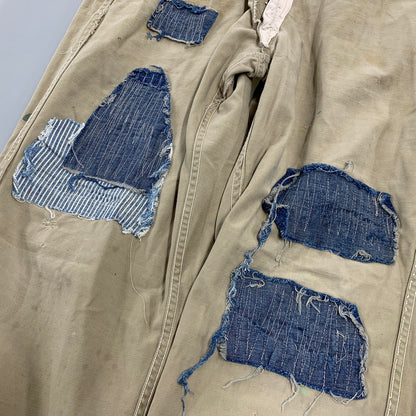 【現状渡し品】【メンズ】 VINTAGE ヴィンテージ CHINO TROUSERS チノ トラウザーズ ズボン ボトムス 157-260809-ya-13-izu サイズ：下記参照 カラー：ベージュ 万代Net店