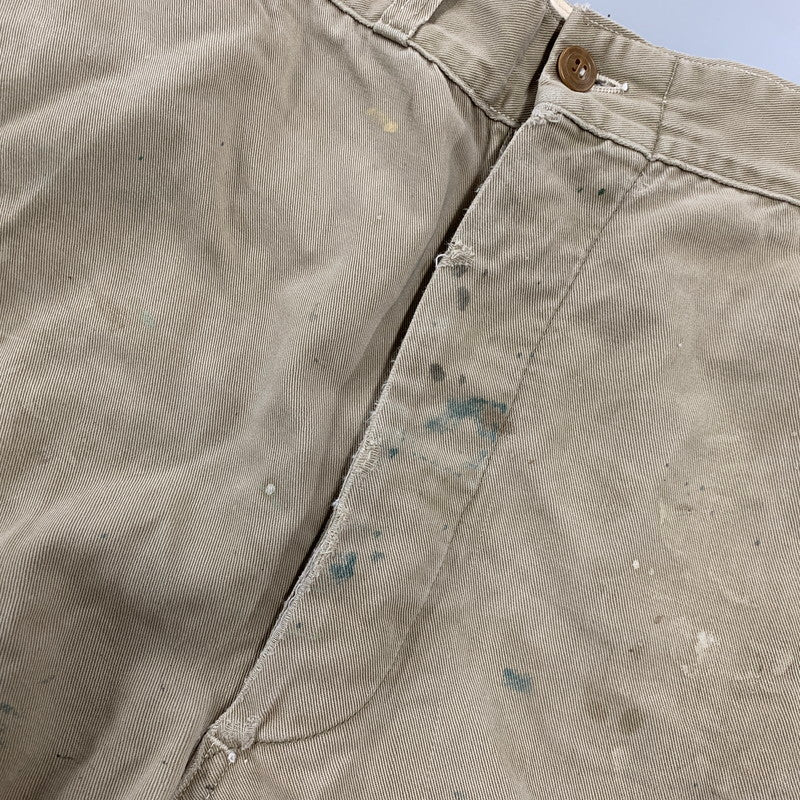 【現状渡し品】【メンズ】 VINTAGE ヴィンテージ CHINO TROUSERS チノ トラウザーズ ズボン ボトムス 157-260809-ya-13-izu サイズ：下記参照 カラー：ベージュ 万代Net店