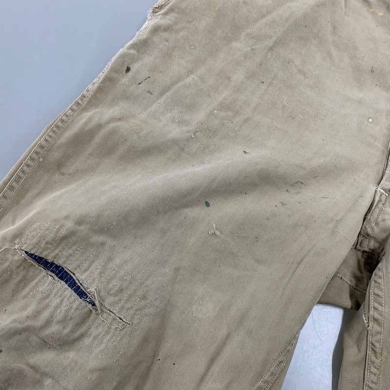 【現状渡し品】【メンズ】 VINTAGE ヴィンテージ CHINO TROUSERS チノ トラウザーズ ズボン ボトムス 157-260809-ya-13-izu サイズ：下記参照 カラー：ベージュ 万代Net店