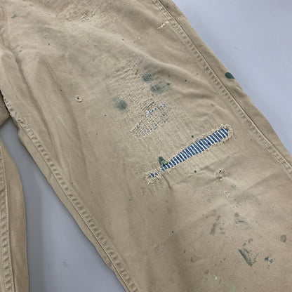 【現状渡し品】【メンズ】 VINTAGE ヴィンテージ CHINO TROUSERS チノ トラウザーズ ズボン ボトムス 157-260809-ya-13-izu サイズ：下記参照 カラー：ベージュ 万代Net店