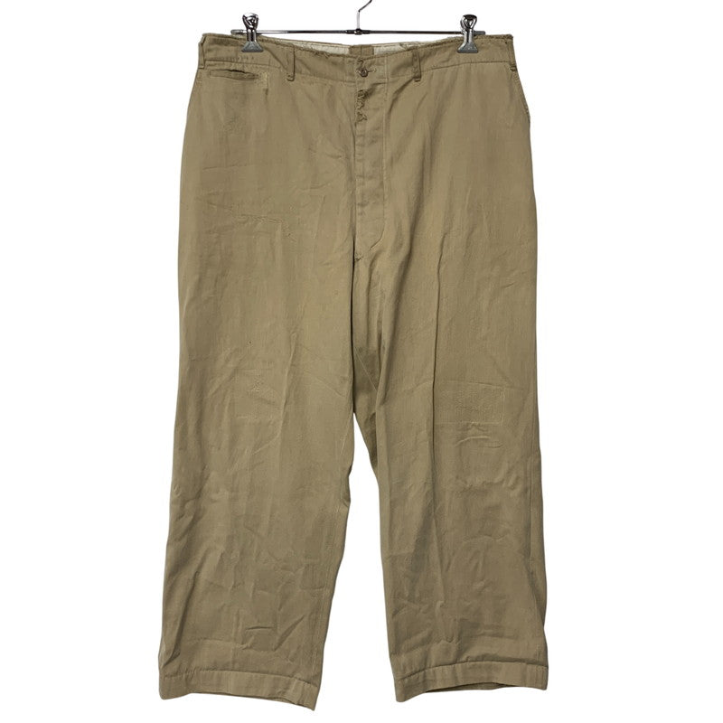 【現状渡し品】【メンズ】 U.S.ARMY ユーエスアーミー S-1785 40-50S M-45 KHAKI CHINO TROSERS カーキ チノ トラウザーズ ズボン ボトムス 157-260809-ya-12-izu サイズ：下記参照 カラー：ベージュ 万代Net店