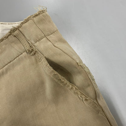 【現状渡し品】【メンズ】 U.S.ARMY ユーエスアーミー S-1785 40-50S M-45 KHAKI CHINO TROSERS カーキ チノ トラウザーズ ズボン ボトムス 157-260809-ya-12-izu サイズ：下記参照 カラー：ベージュ 万代Net店
