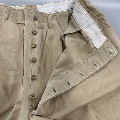 【現状渡し品】【メンズ】 U.S.ARMY ユーエスアーミー S-1785 40-50S M-45 KHAKI CHINO TROSERS カーキ チノ トラウザーズ ズボン ボトムス 157-260809-ya-12-izu サイズ：下記参照 カラー：ベージュ 万代Net店