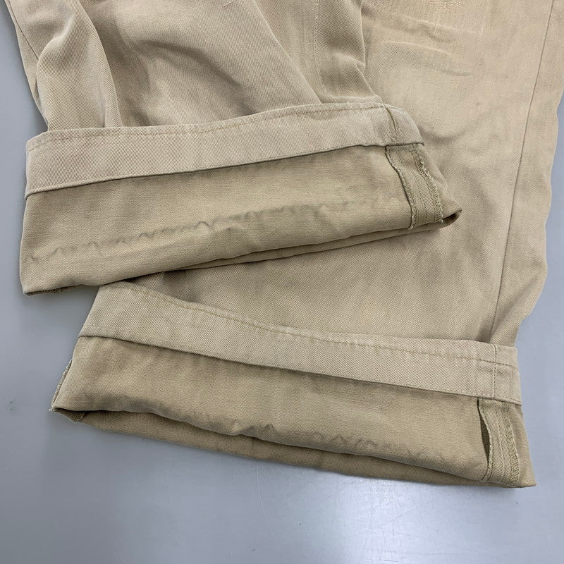 【現状渡し品】【メンズ】 U.S.ARMY ユーエスアーミー S-1785 40-50S M-45 KHAKI CHINO TROSERS カーキ チノ トラウザーズ ズボン ボトムス 157-260809-ya-12-izu サイズ：下記参照 カラー：ベージュ 万代Net店