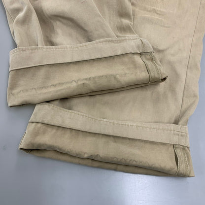 【現状渡し品】【メンズ】 U.S.ARMY ユーエスアーミー S-1785 40-50S M-45 KHAKI CHINO TROSERS カーキ チノ トラウザーズ ズボン ボトムス 157-260809-ya-12-izu サイズ：下記参照 カラー：ベージュ 万代Net店