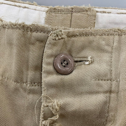 【現状渡し品】【メンズ】 U.S.ARMY ユーエスアーミー S-1785 40-50S M-45 KHAKI CHINO TROSERS カーキ チノ トラウザーズ ズボン ボトムス 157-260809-ya-12-izu サイズ：下記参照 カラー：ベージュ 万代Net店