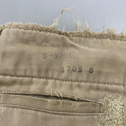 【現状渡し品】【メンズ】 U.S.ARMY ユーエスアーミー S-1785 40-50S M-45 KHAKI CHINO TROSERS カーキ チノ トラウザーズ ズボン ボトムス 157-260809-ya-12-izu サイズ：下記参照 カラー：ベージュ 万代Net店