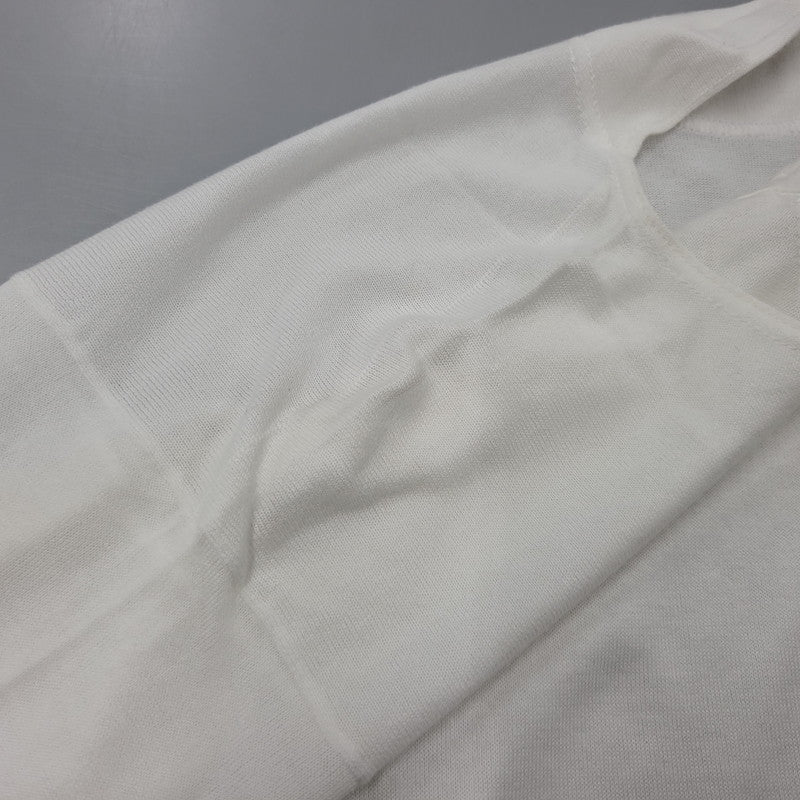 【中古品】【メンズ】 JOHN SMEDLEY ジョンスメドレー HENRY NECK KNIT SS TEE ヘンリー ネック ニット ショートスリーブ Tシャツ トップス 141-260815-kh-07-izu サイズ：92cm/36 カラー：ホワイト 万代Net店