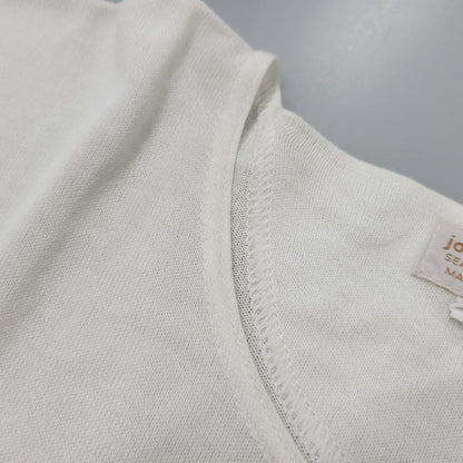 【中古品】【メンズ】 JOHN SMEDLEY ジョンスメドレー HENRY NECK KNIT SS TEE ヘンリー ネック ニット ショートスリーブ Tシャツ トップス 141-260815-kh-07-izu サイズ：92cm/36 カラー：ホワイト 万代Net店