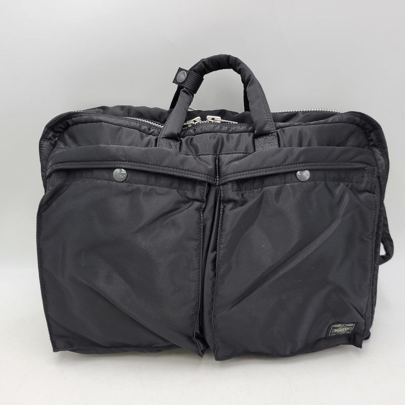 【中古品】【メンズ】 PORTER ポーター TANKER 3WAY BRIEFCASE タンカー ブリーフケース バッグ カバン 鞄 188-260809-as-05-izu カラー：ブラック 万代Net店