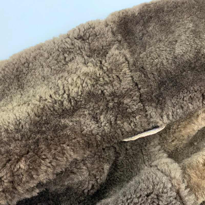 【現状渡し品】【メンズ】 MOON LUNCH PARIS ムーン ランチ パリ MOUTON JACKET ムートン ジャケット アウター 146-260818-ya-01-izu サイズ：M カラー：ブラウン 万代Net店