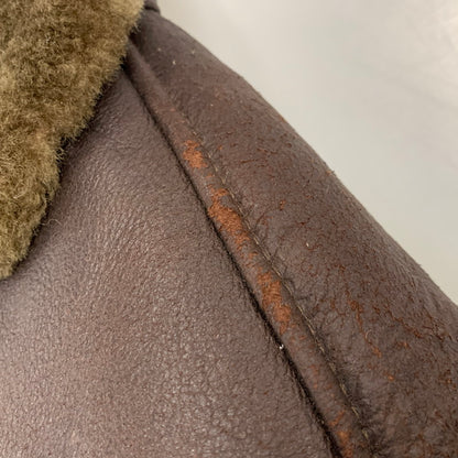 【現状渡し品】【メンズ】 MOON LUNCH PARIS ムーン ランチ パリ MOUTON JACKET ムートン ジャケット アウター 146-260818-ya-01-izu サイズ：M カラー：ブラウン 万代Net店