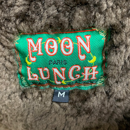 【現状渡し品】【メンズ】 MOON LUNCH PARIS ムーン ランチ パリ MOUTON JACKET ムートン ジャケット アウター 146-260818-ya-01-izu サイズ：M カラー：ブラウン 万代Net店