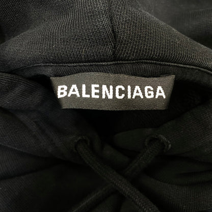 【中古品】【メンズ】 BALENCIAGA バレンシアガ 571194 BB MODE HOODIE フーディー パーカー トップス 141-260811-kh-01-izu サイズ：M カラー：ブラック 万代Net店