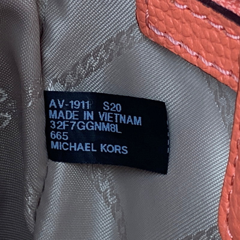 【中古品】【レディース】 MICHAEL KORS マイケルコース 32F7GGNM8L JET SET ジェットセット MD CAMERA BAG カメラバッグ カバン 鞄 188-260818-ya-18-izu カラー：サーモンピンク 万代Net店