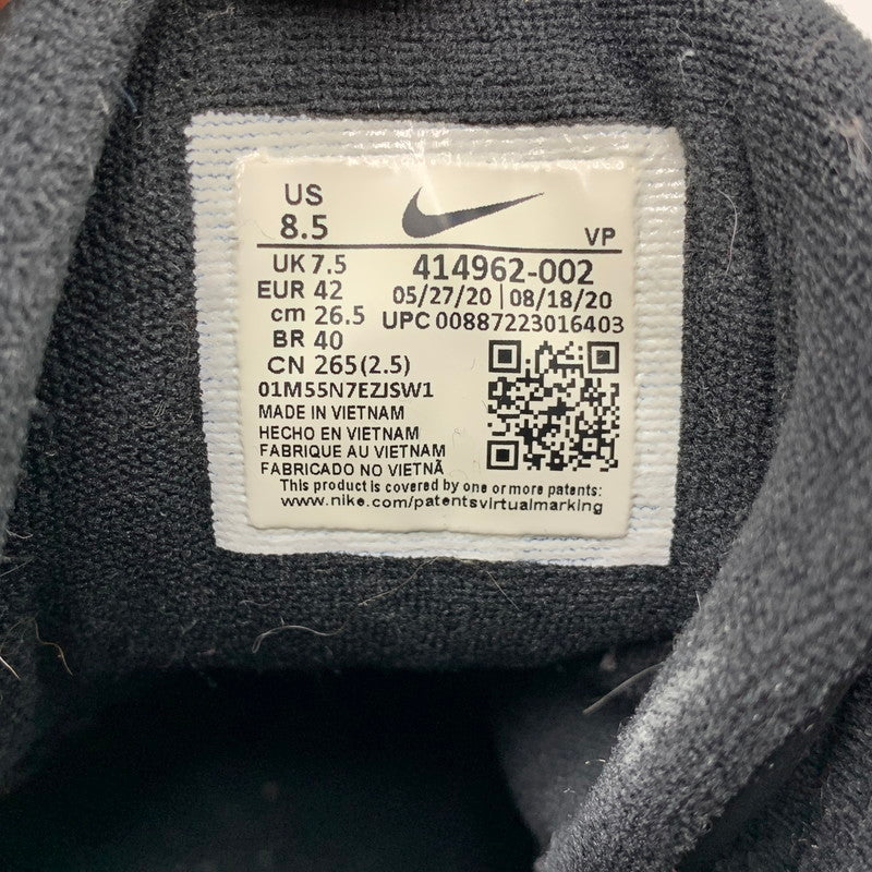 【現状渡し品】【メンズ】 NIKE ナイキ 414962-002 AIR MORE UPTEMPO (2020) エア モア アップテンポ スニーカー 靴 160-260811-kh-11-izu サイズ：26.5 カラー：BLACK/WHITE-BLACK 万代Net店