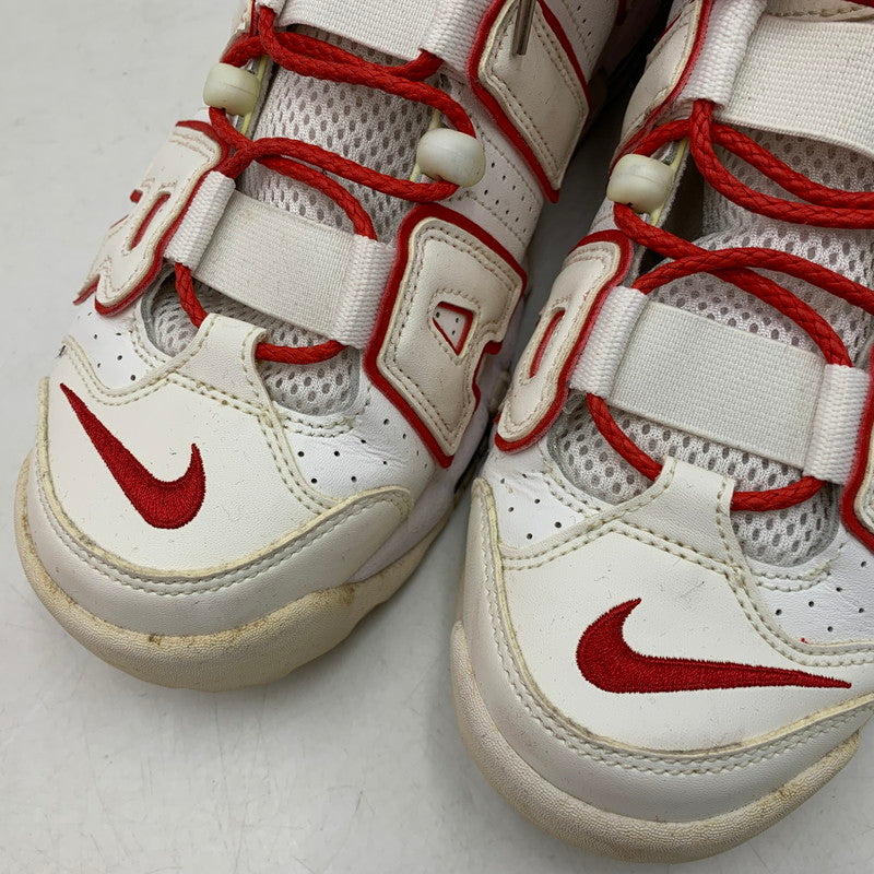 【中古品】【メンズ/レディース】 NIKE ナイキ 921948-102 AIR MORE UPTEMPO エア モア アップテンポ スニーカー シューズ 靴 160-260810-cs-06-izu サイズ：26cm カラー：WHITE/VARSITY RED-WHITE 万代Net店