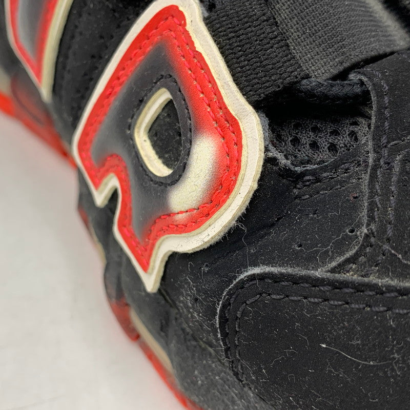 【中古品】【メンズ/レディース】 NIKE ナイキ CJ6129-001 AIR MORE UPTEMPO エア モア アップテンポ スニーカー 靴 160-260811-kh-10-izu サイズ：26 カラー：BLACK/WHITE-LASER CRIMSON 万代Net店