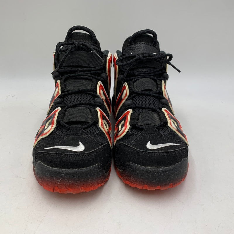 【中古品】【メンズ/レディース】 NIKE ナイキ CJ6129-001 AIR MORE UPTEMPO エア モア アップテンポ スニーカー 靴 160-260811-kh-10-izu サイズ：26 カラー：BLACK/WHITE-LASER CRIMSON 万代Net店