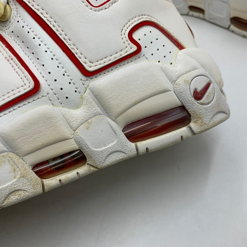 【現状渡し品】【メンズ】 NIKE ナイキ 921948-102 AIR MORE UPTEMPO (2021) エア モア アップテンポ スニーカー 靴 160-260811-kh-09-izu サイズ：27 カラー：WHITE/VARSITY RED-WHITE 万代Net店