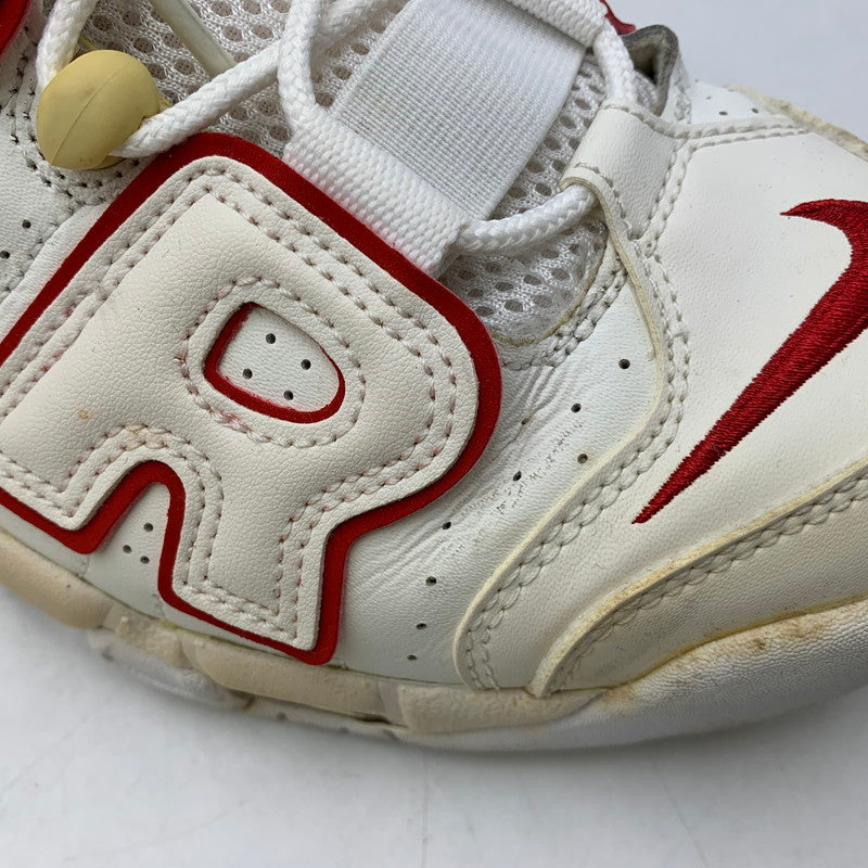 【現状渡し品】【メンズ】 NIKE ナイキ 921948-102 AIR MORE UPTEMPO (2021) エア モア アップテンポ スニーカー 靴 160-260811-kh-09-izu サイズ：27 カラー：WHITE/VARSITY RED-WHITE 万代Net店