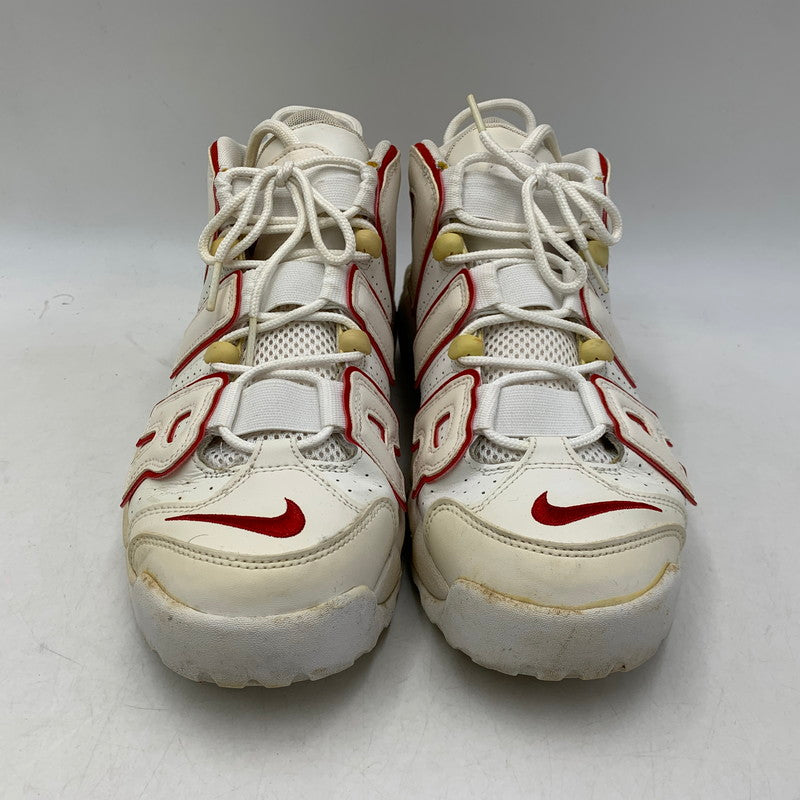 【現状渡し品】【メンズ】 NIKE ナイキ 921948-102 AIR MORE UPTEMPO (2021) エア モア アップテンポ スニーカー 靴 160-260811-kh-09-izu サイズ：27 カラー：WHITE/VARSITY RED-WHITE 万代Net店