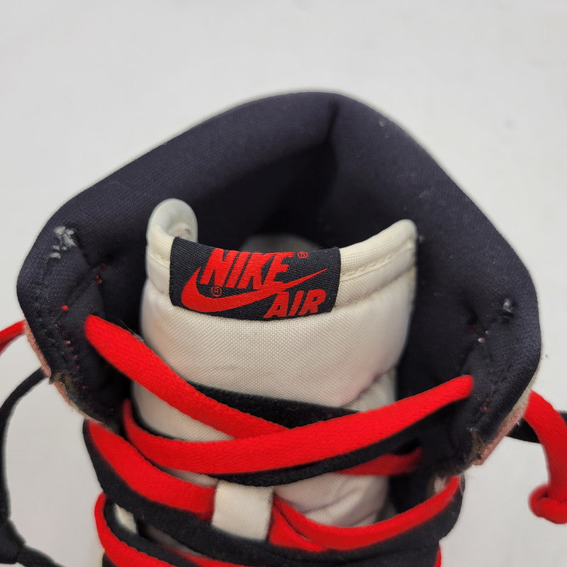 【中古品】【メンズ】 NIKE ナイキ AIR JORDAN 1 RETRO HIGH OG 555088-161 エア ジョーダン 1 レトロ ハイ OG スニーカー 靴 160-260821-as-17-izu サイズ：28cm カラー：WHITE/UNIVERSITY RED-BLACK 万代Net店