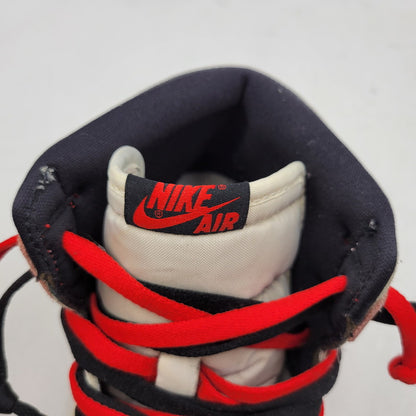 【中古品】【メンズ】 NIKE ナイキ AIR JORDAN 1 RETRO HIGH OG 555088-161 エア ジョーダン 1 レトロ ハイ OG スニーカー 靴 160-260821-as-17-izu サイズ：28cm カラー：WHITE/UNIVERSITY RED-BLACK 万代Net店