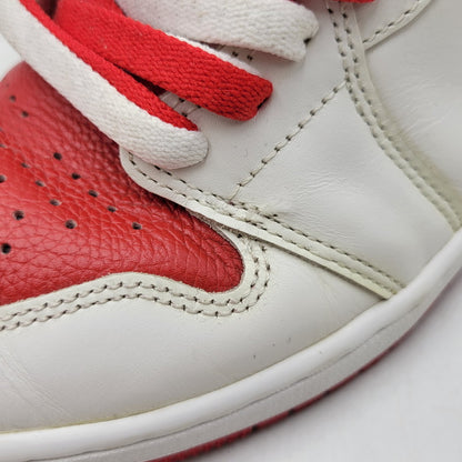 【中古品】【メンズ】 NIKE ナイキ AIR JORDAN 1 RETRO HIGH OG 555088-161 エア ジョーダン 1 レトロ ハイ OG スニーカー 靴 160-260821-as-17-izu サイズ：28cm カラー：WHITE/UNIVERSITY RED-BLACK 万代Net店