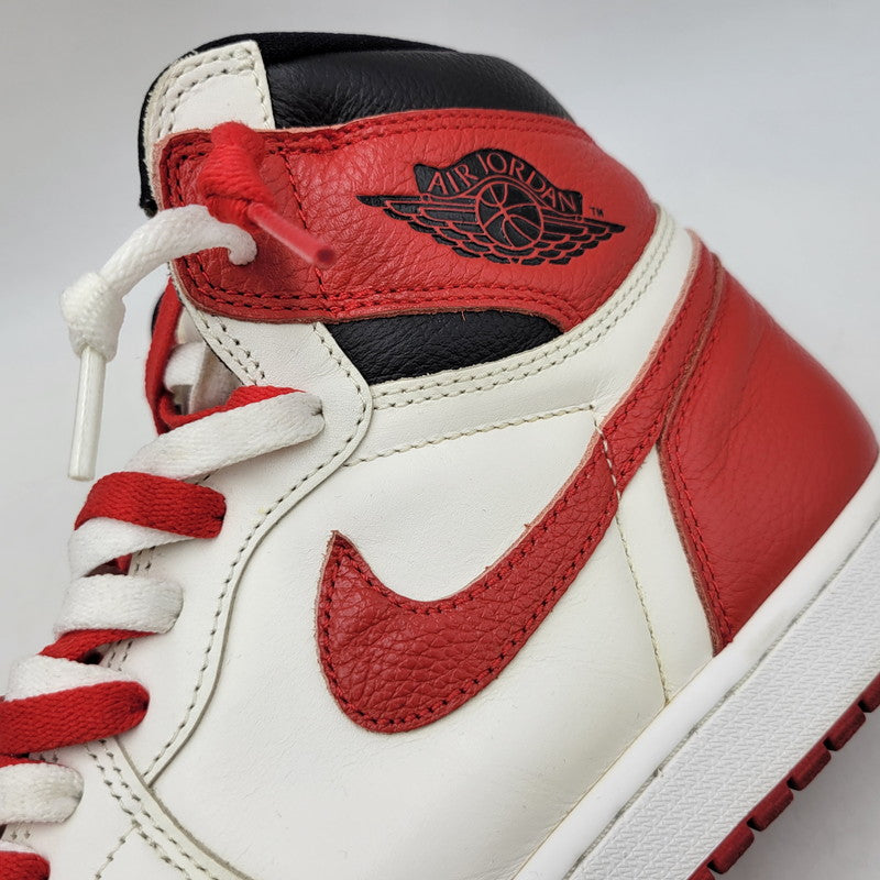 【中古品】【メンズ】 NIKE ナイキ AIR JORDAN 1 RETRO HIGH OG 555088-161 エア ジョーダン 1 レトロ ハイ OG スニーカー 靴 160-260821-as-17-izu サイズ：28cm カラー：WHITE/UNIVERSITY RED-BLACK 万代Net店