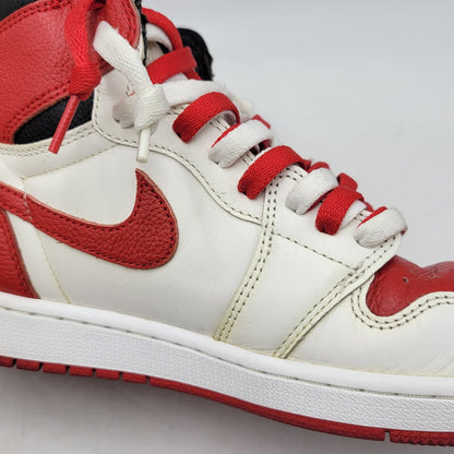 【中古品】【メンズ】 NIKE ナイキ AIR JORDAN 1 RETRO HIGH OG 555088-161 エア ジョーダン 1 レトロ ハイ OG スニーカー 靴 160-260821-as-17-izu サイズ：28cm カラー：WHITE/UNIVERSITY RED-BLACK 万代Net店