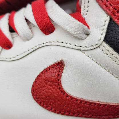 【中古品】【メンズ】 NIKE ナイキ AIR JORDAN 1 RETRO HIGH OG 555088-161 エア ジョーダン 1 レトロ ハイ OG スニーカー 靴 160-260821-as-17-izu サイズ：28cm カラー：WHITE/UNIVERSITY RED-BLACK 万代Net店